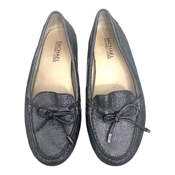 Michael Kors Sutton Metallic Tassel Slip On Comfort Moc Loafer Flats Shoe Size 6 - Picture 6 of 8